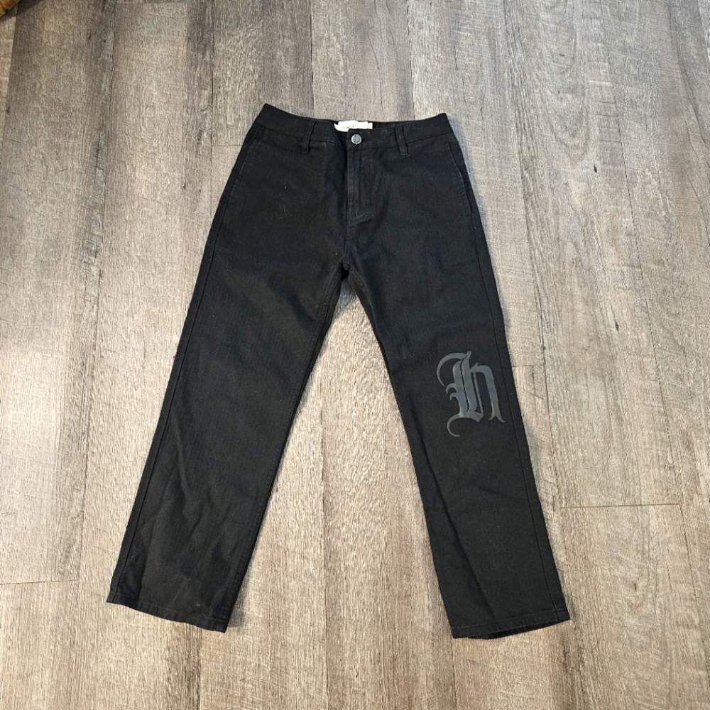 Honor the Gift Kids Pants 12 Black Unisex Relaxed Fit Streetwear EUC - Picture 1 of 10